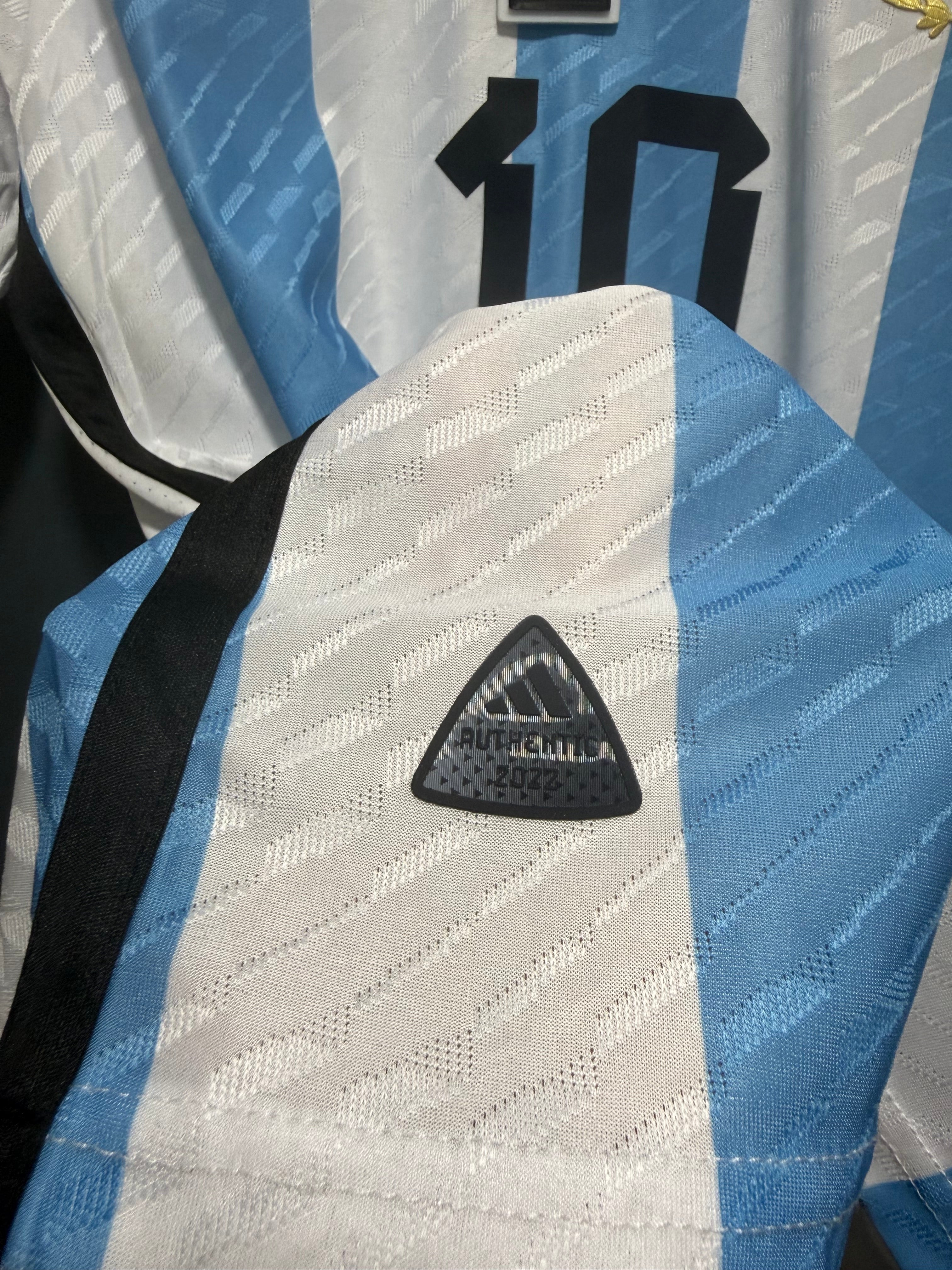 ARGENTINA IMPORTADA 2022 | Qatar | 10 PERSONALÍZALA PARCHE CAMPEÓN MUNDIAL |