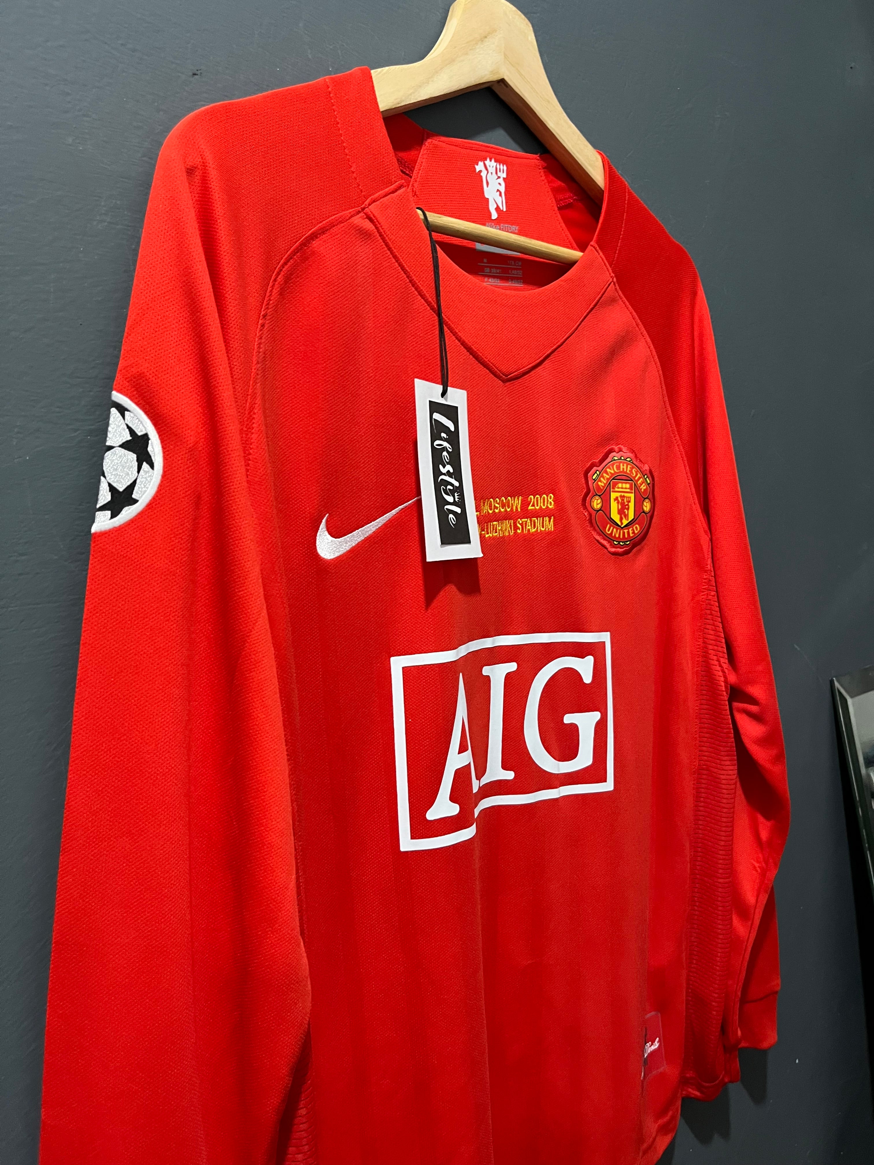 MANCHESTER UNITED 2008 | RETRO MANGA LARGA CRISTIANO RONALDO