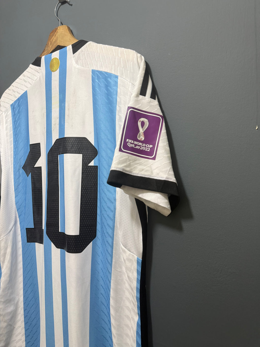 ARGENTINA IMPORTADA 2022 | Qatar | 10 PERSONALÍZALA PARCHE CAMPEÓN MUNDIAL |