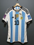 ARGENTINA IMPORTADA 2022 | Qatar | 10 PERSONALÍZALA PARCHE CAMPEÓN MUNDIAL |