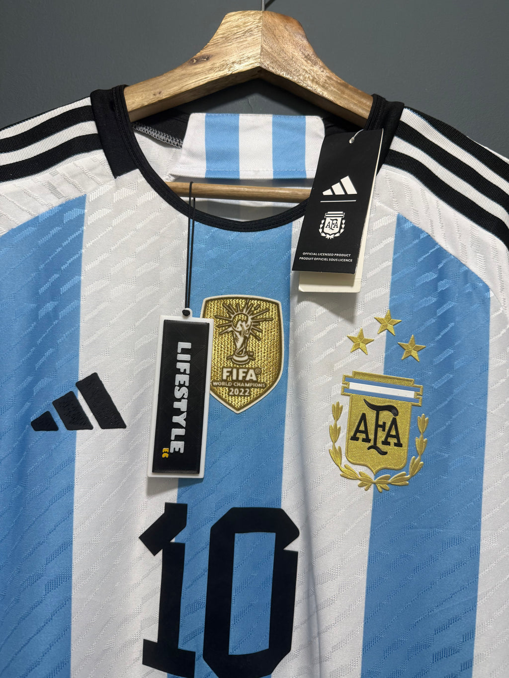 ARGENTINA IMPORTADA 2022 | Qatar | 10 PERSONALÍZALA PARCHE CAMPEÓN MUNDIAL |
