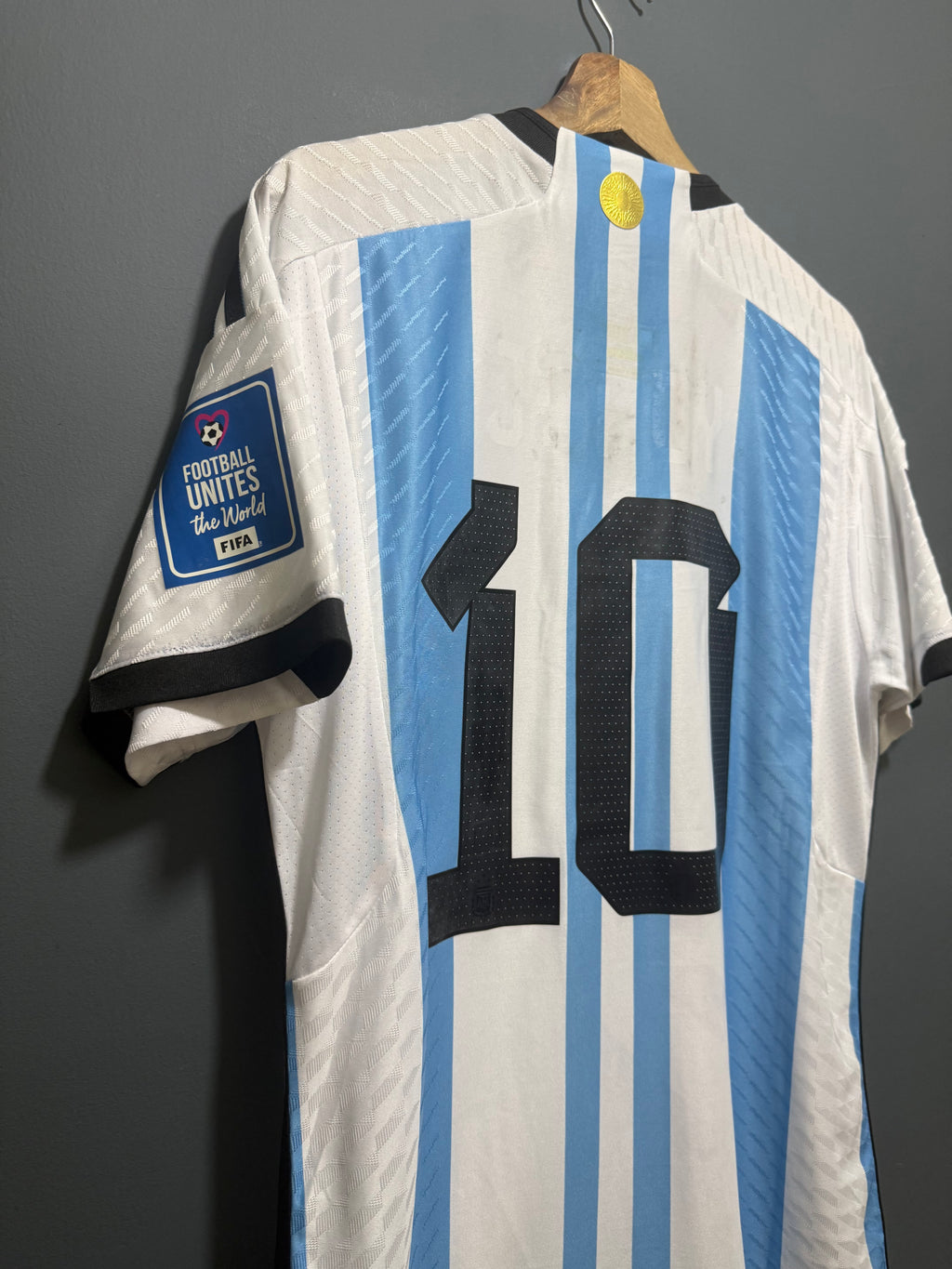 ARGENTINA IMPORTADA 2022 | Qatar | 10 PERSONALÍZALA PARCHE CAMPEÓN MUNDIAL |