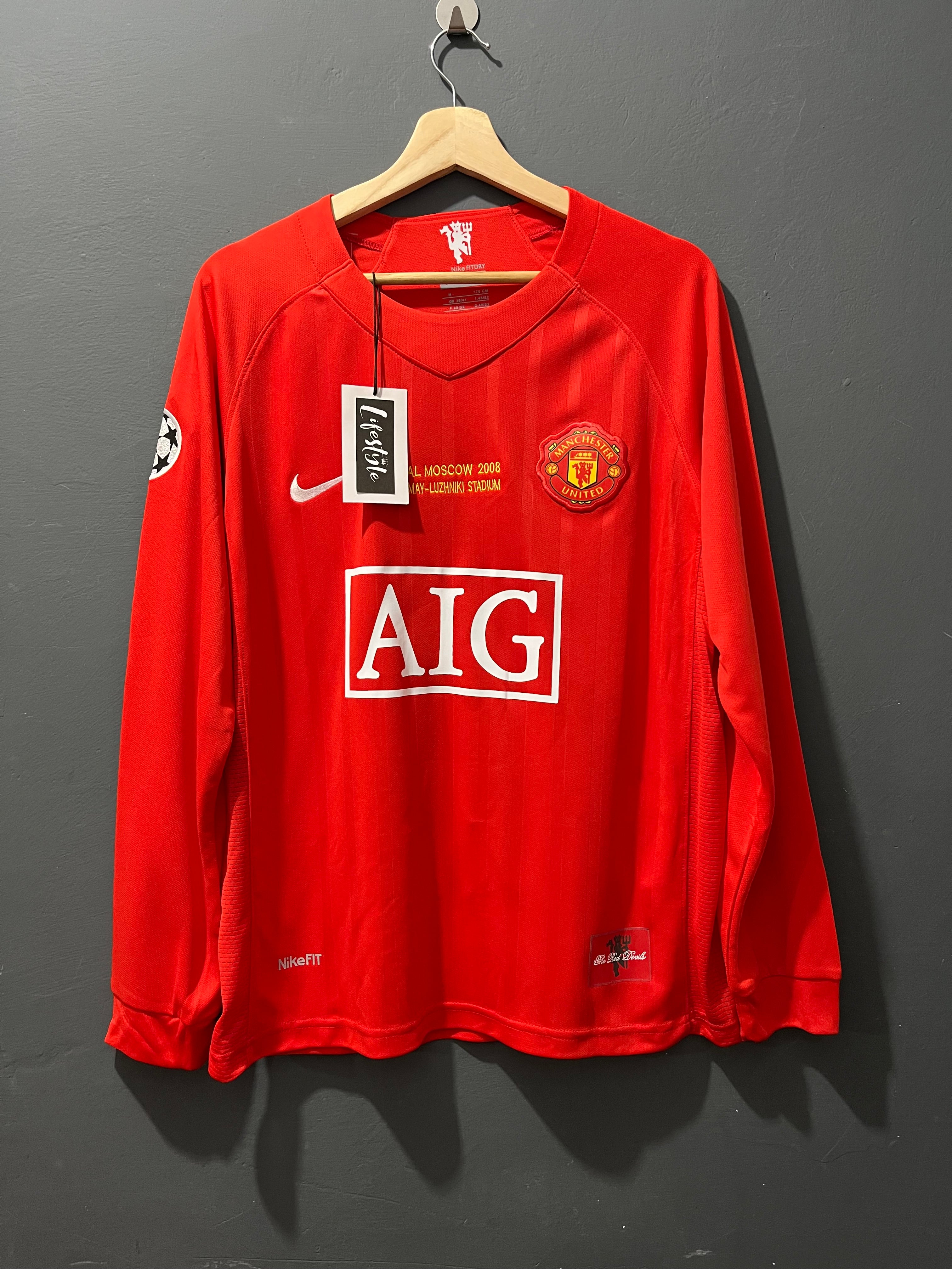 MANCHESTER UNITED 2008 | RETRO MANGA LARGA CRISTIANO RONALDO