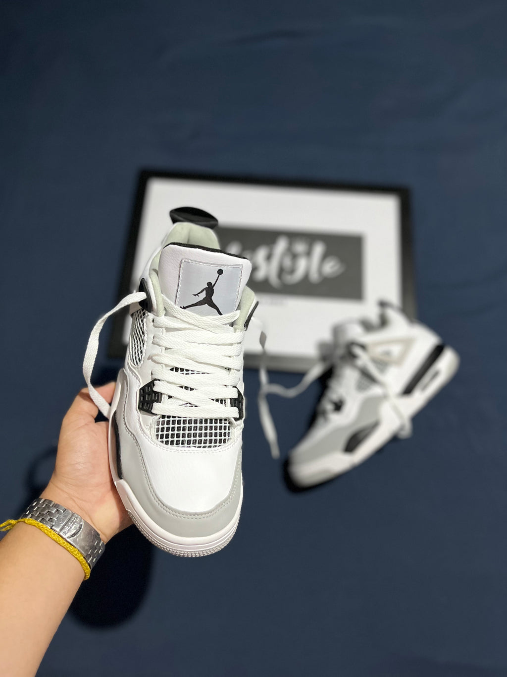 JORDAN RETRO 4 | MILITARY BLACK