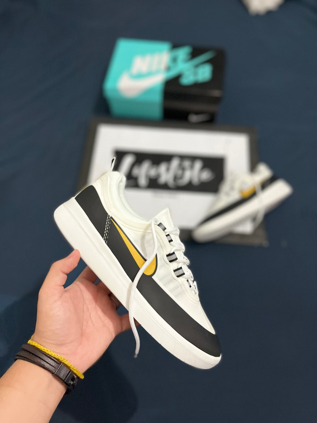NIKE SB NYJAH | WHITE - YELLOW