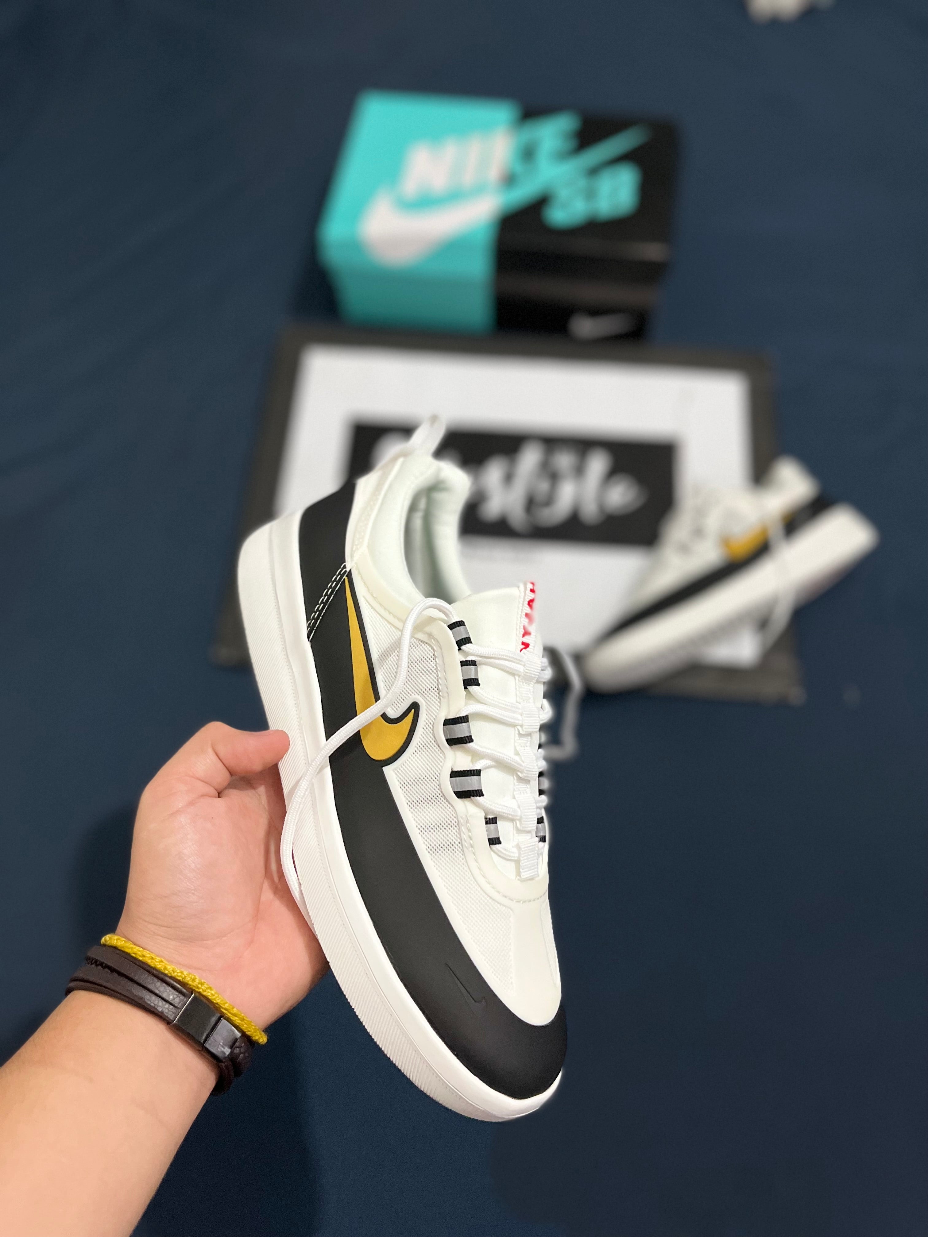 NIKE SB NYJAH | WHITE - YELLOW