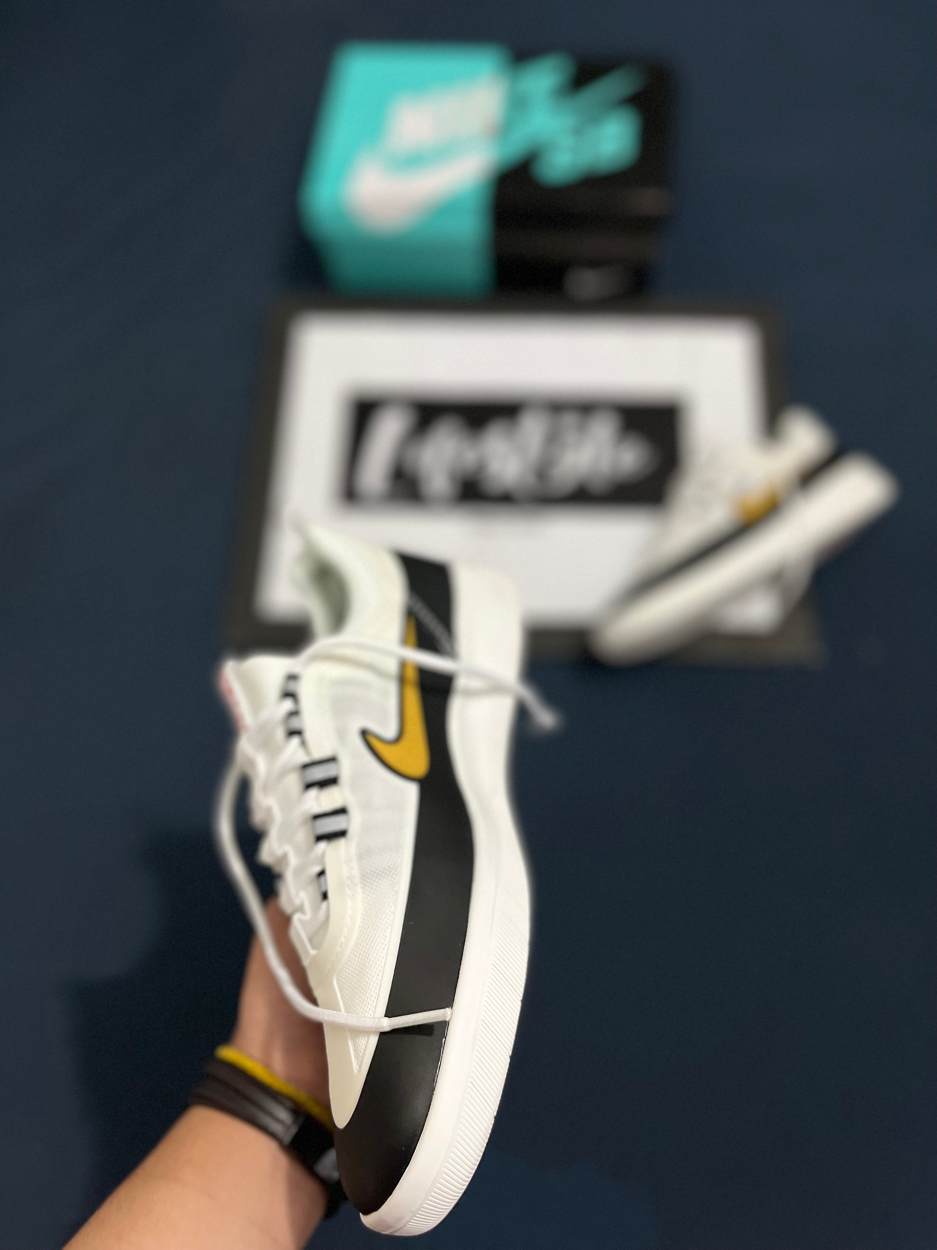 NIKE SB NYJAH | WHITE - YELLOW