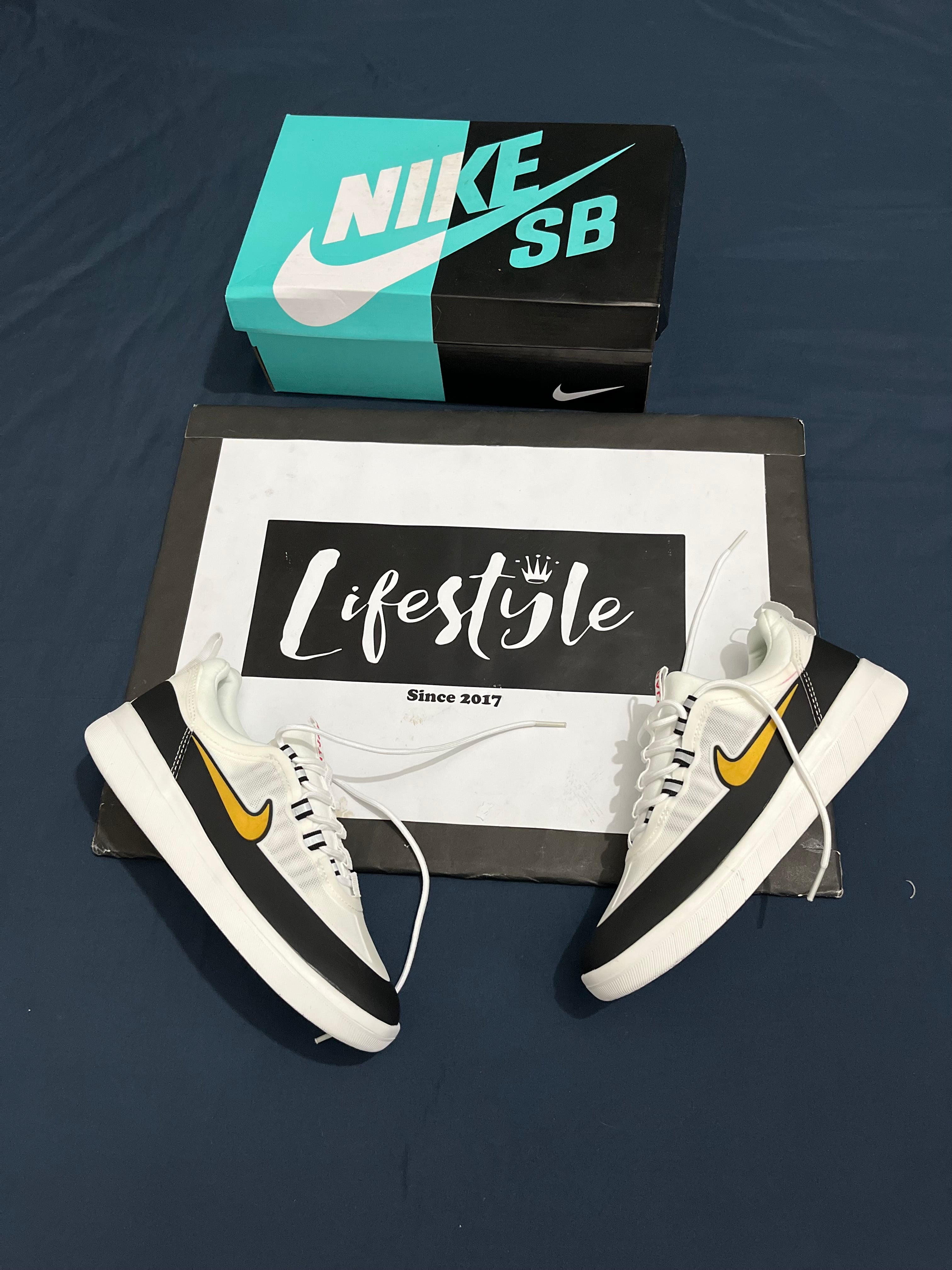 NIKE SB NYJAH | WHITE - YELLOW