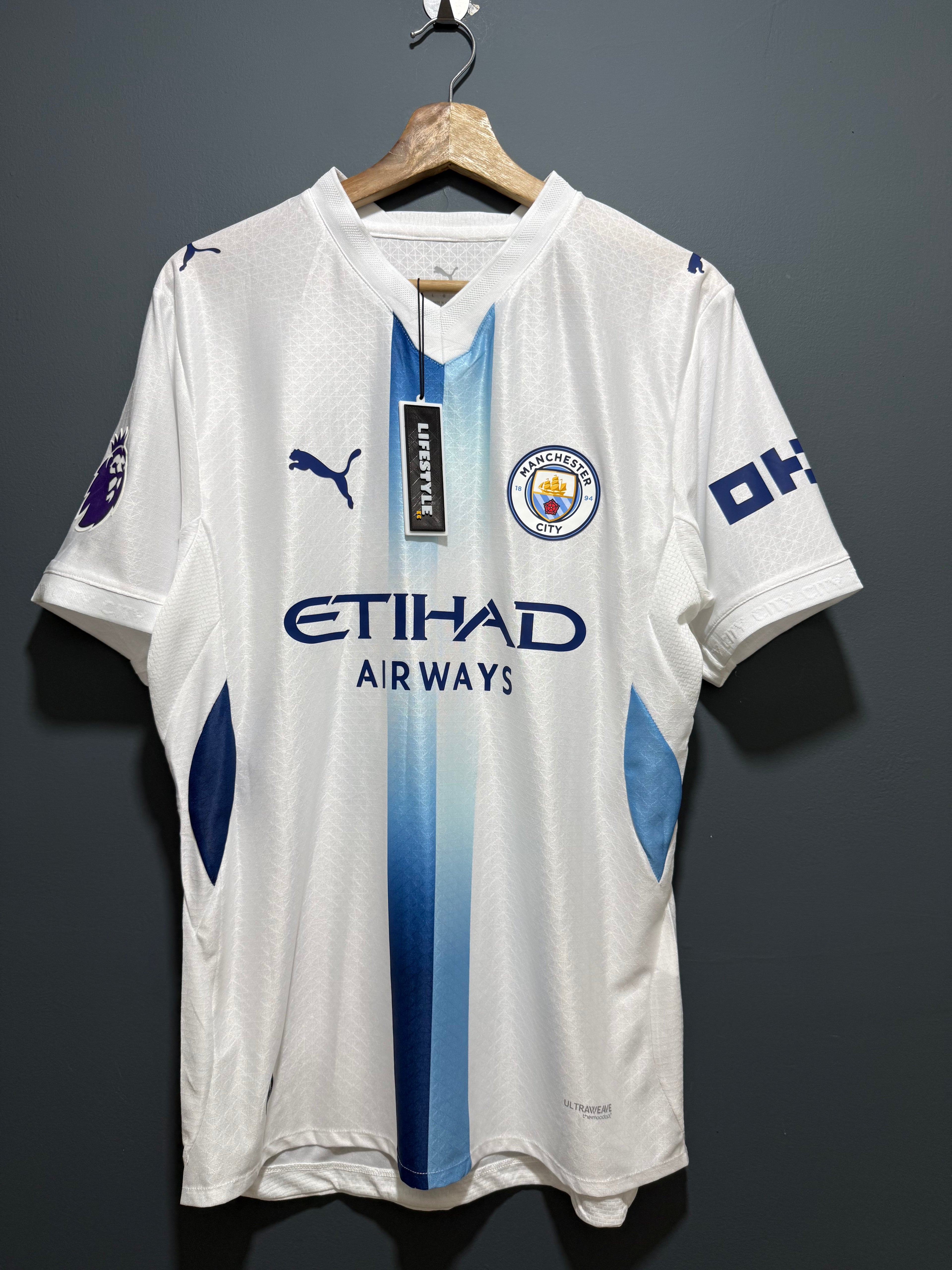 MANCHESTER CITY 2027 | IMPORTADA VERSION PLAYER | 9 HAALAND  | PARCHE PREMIER LEAGUE